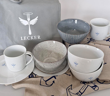 LECKER Geschirr-Set